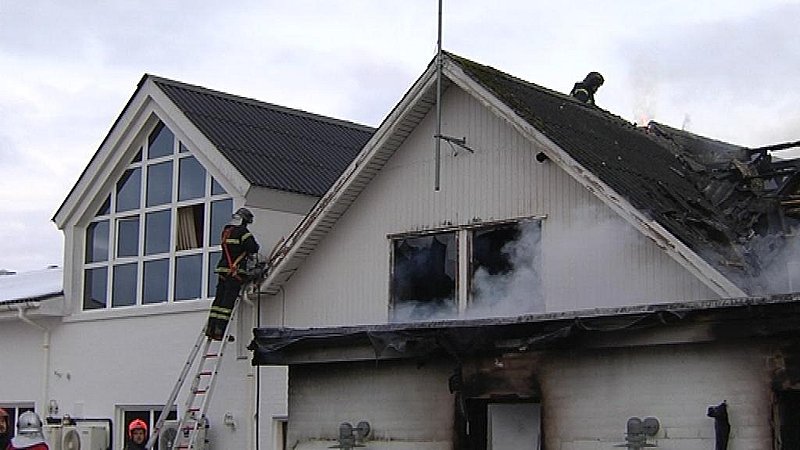 Voldsom Brand Hos Trykkeri Tv Midtvest