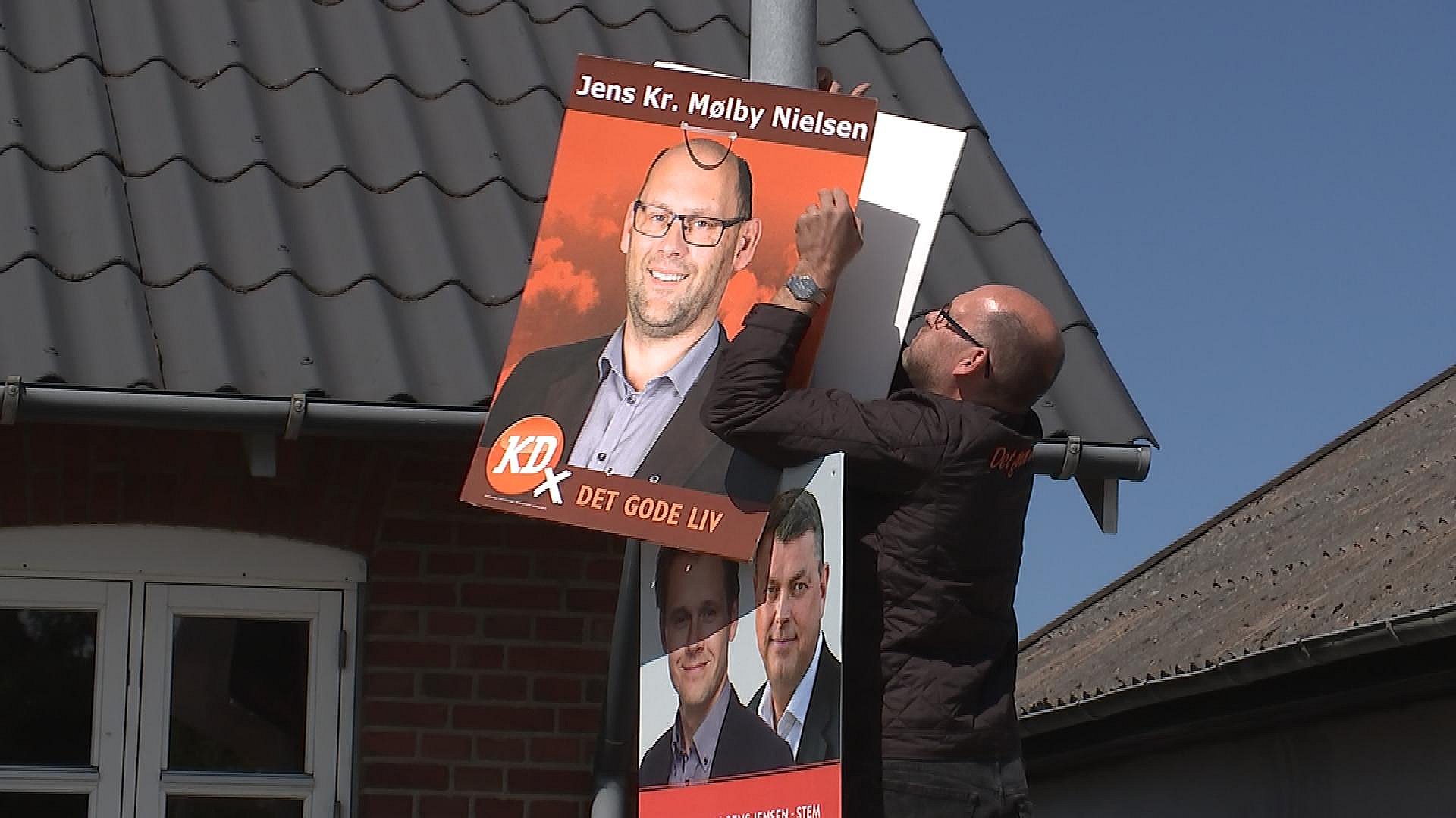 Kristendemokrat ville ulovlige Venstre-plakater ned | TV