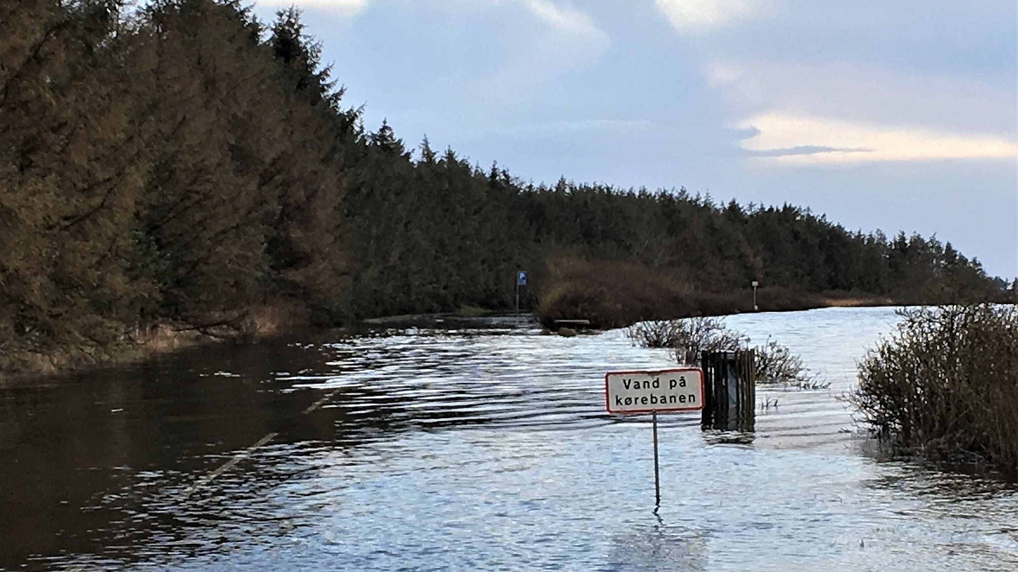 Høj vandstand udfordrer færgelejer: Vejen Venø Færgen står under vand | MIDTVEST