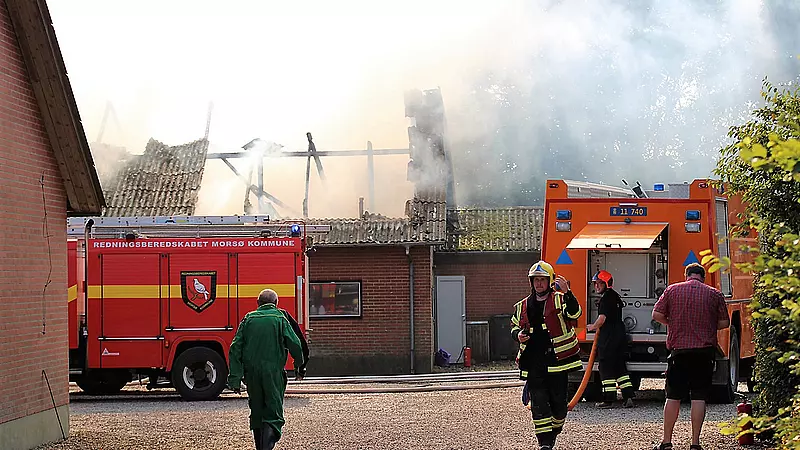 Voldsom Gårdbrand På Mors: Tre Mennesker På Hospitalet Og Dyr Aflivet ...