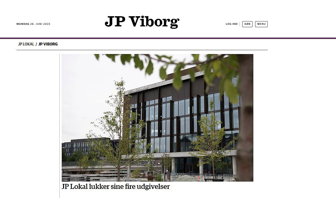 Oceanien velfærd Til fods Lokalmedie i Viborg lukker | TV MIDTVEST